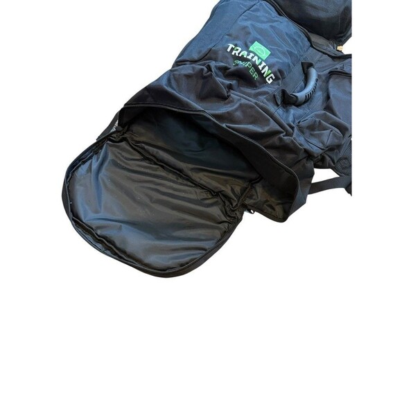 Training Sniper Athletic Backpack 20"H x 12"W Black Nylon Coach/Player- Soccer - Picture 6 of 10